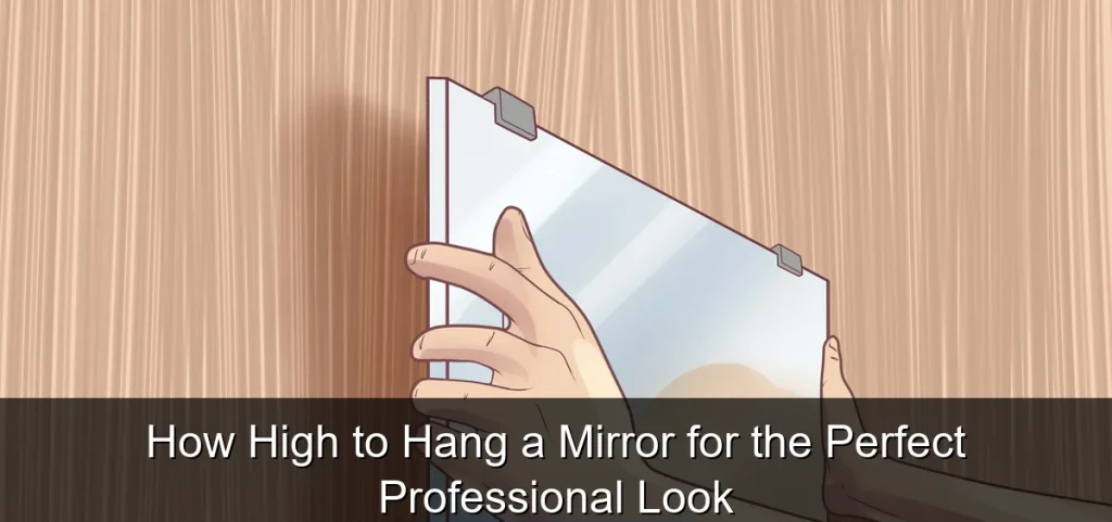 How High to Hang a Mirror for the Perfect Professional Look