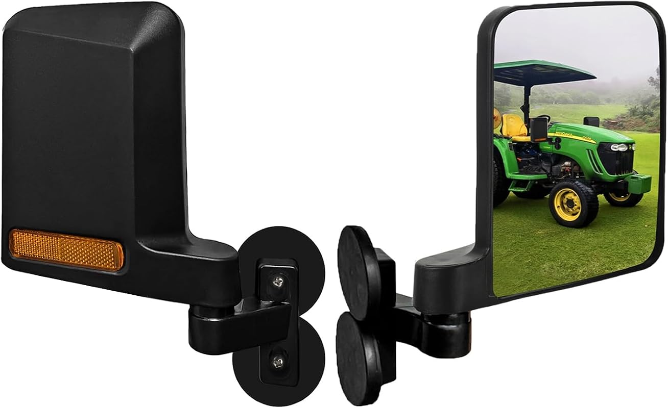 Large Magnetic Tractor Side Mirrors