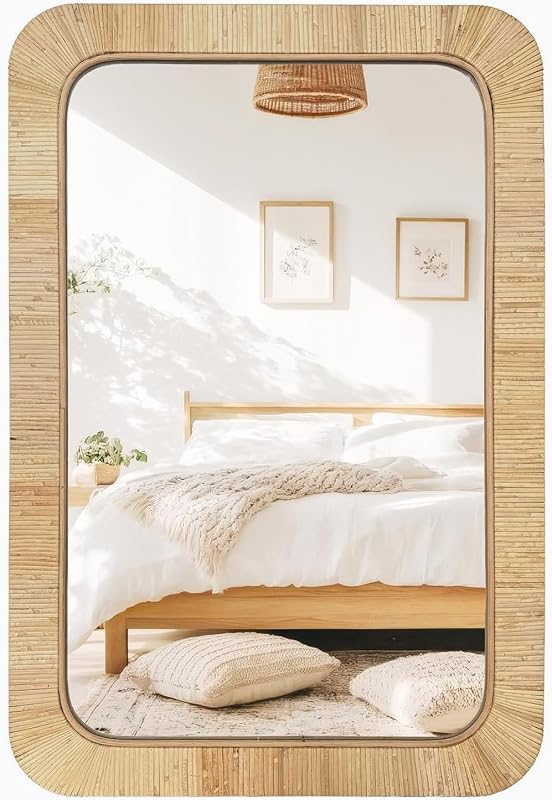 Rattan Mirror