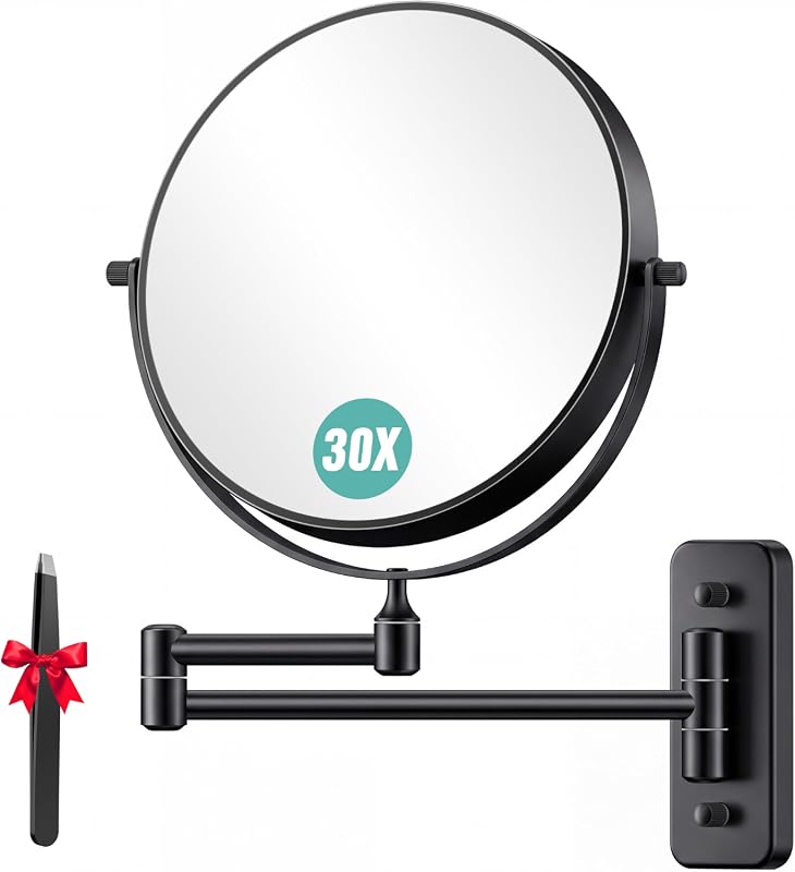 Auxmir 8-Inch Double-Sided Wall Mounted Makeup Mirror
