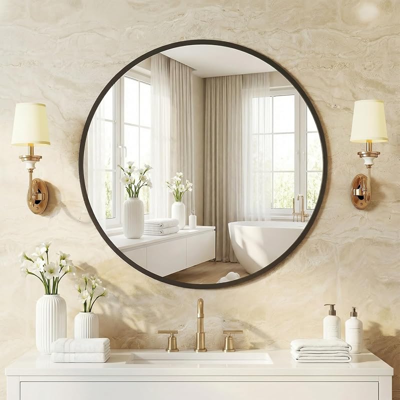 NEWBULIG Round Mirror