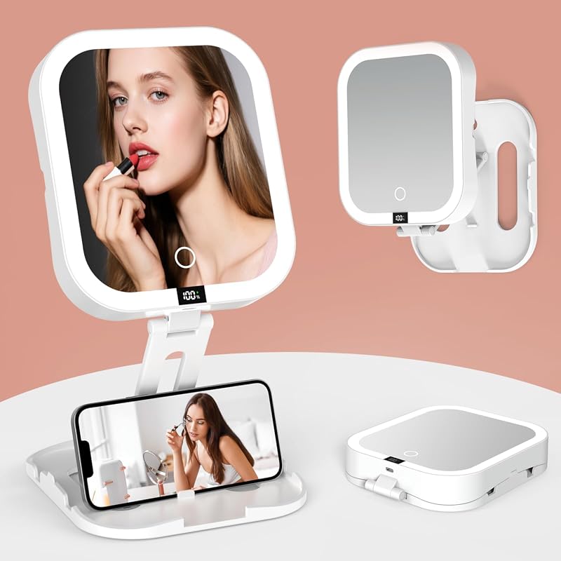 FUNTOUCH Foldable Magnifying Mirror