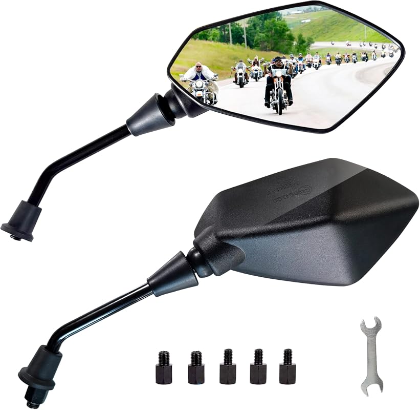 MAMIKO Universal Motorcycle Rear View Mirrors