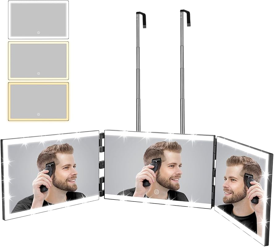 XIGETRAIL 3-Way Hair Cutting Mirror