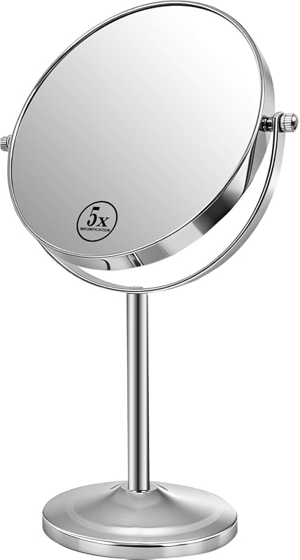 7-Inch Double Sided Tabletop Makeup Mirror