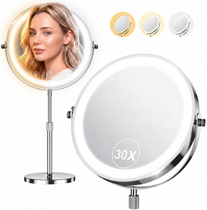Dienmern 30X LED Vanity Mirror