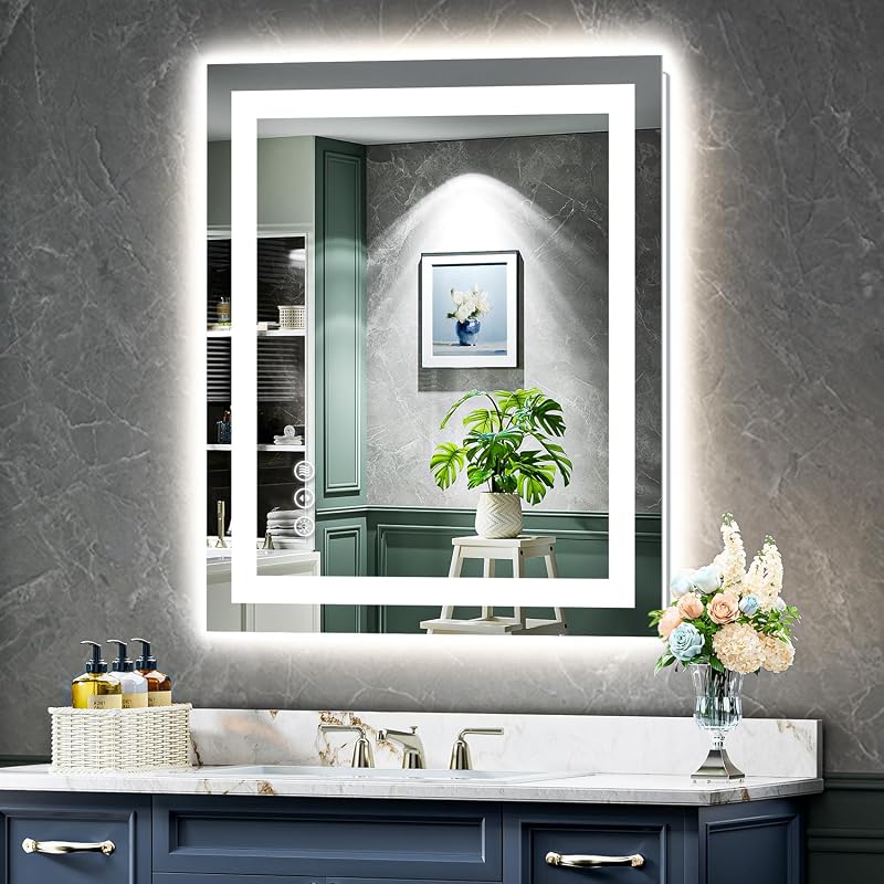 28x32 LED Bathroom Vanity Mirror