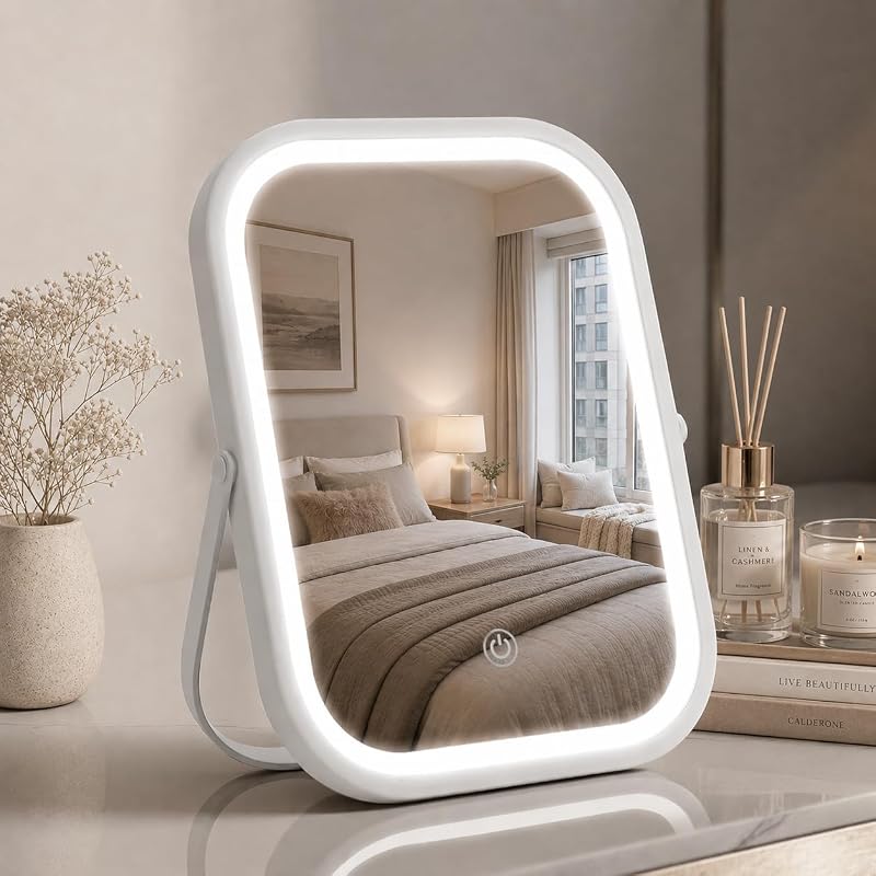 Rechargeable Travel LED Makeup Mirror