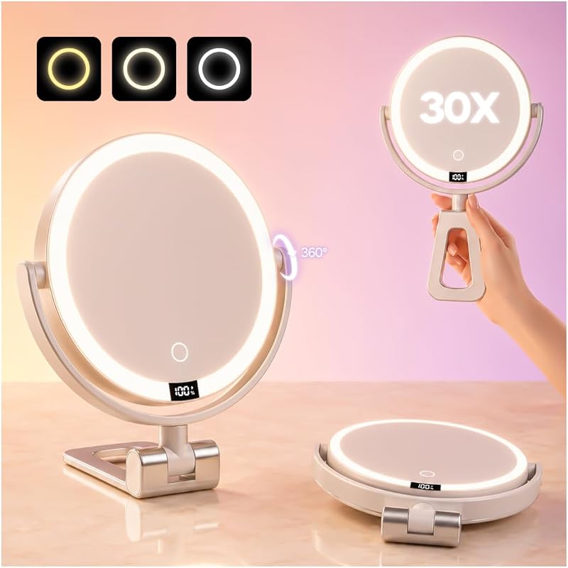 1X/30X Magnifying Makeup Mirror